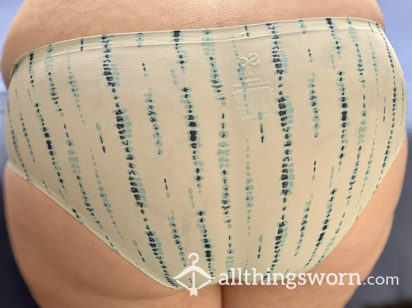 Blue Tye Dye Cheeky Panties