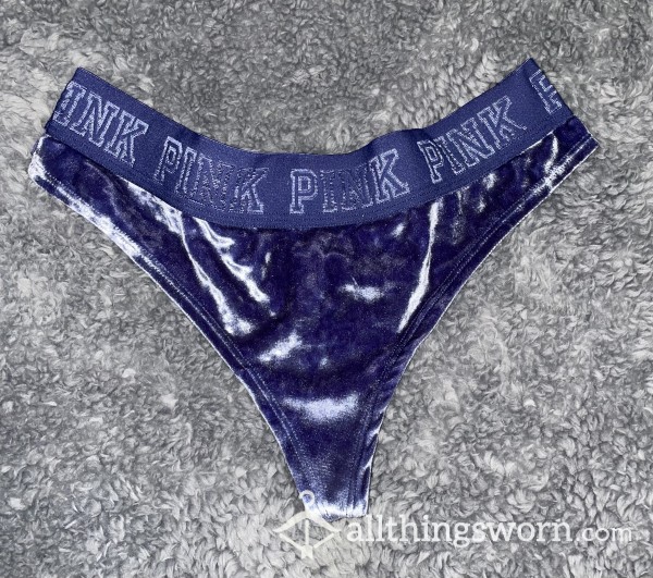 Blue Velvet Thong💎