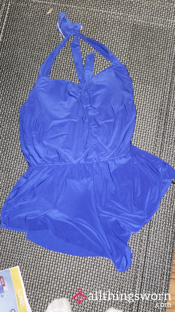 Blue Very Worn Swim Suit