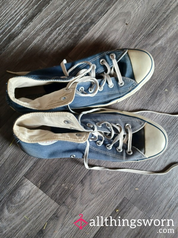 Blue Well Worn All Stars