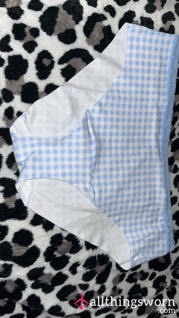 Blue & White Checkered.