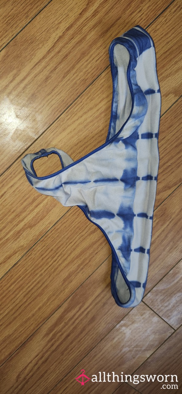 Blue ,white Thongs