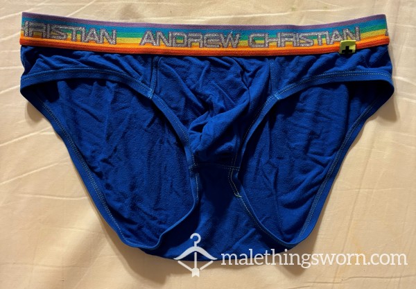 Blue With Rainbow Waistband Size XL