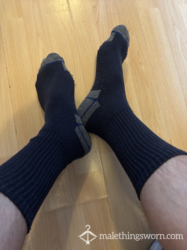 Blue Work Socks