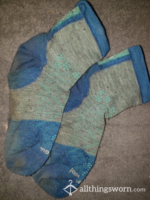 Blue Workout Socks