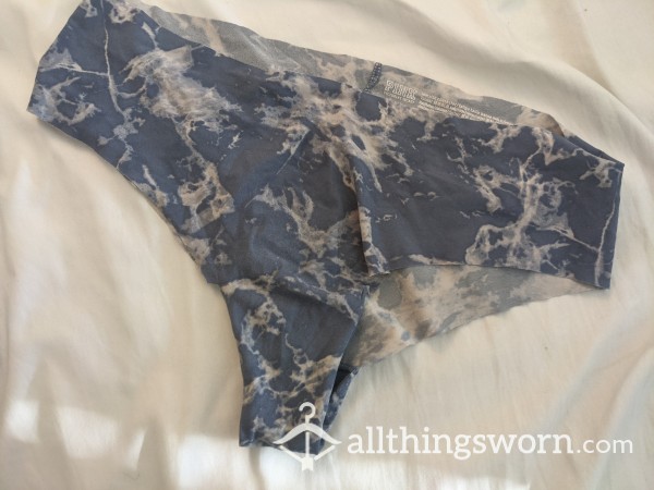 Blue 3 Days Worn Panties