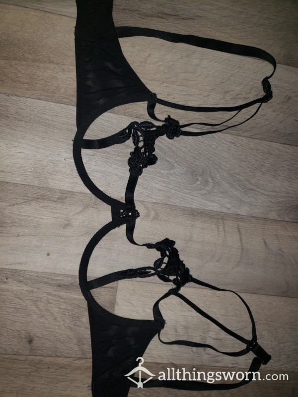 Bluebella Barely There Black Bra