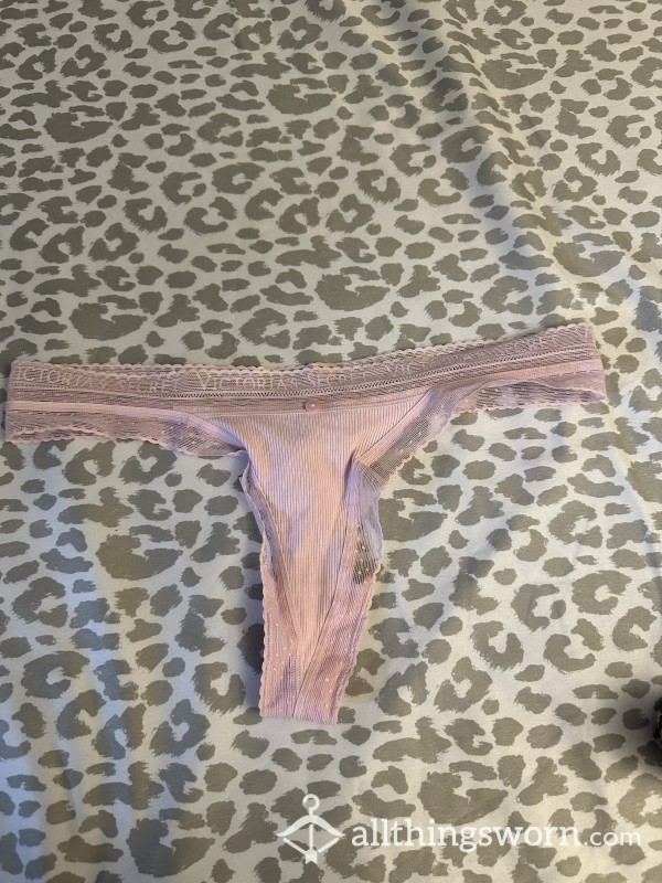 Blush Pink Thong By VS