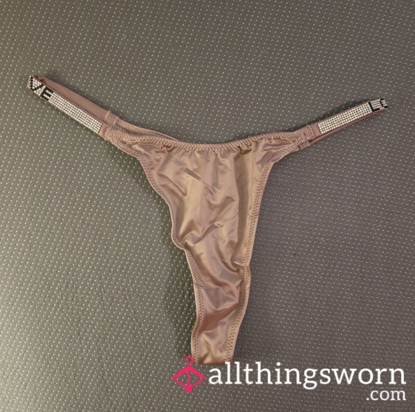 Blush Shine Strap Thong...