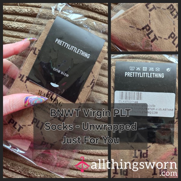 BNWT Unworn Virgin PLT Socks Unwrapped Especially For Your Wear - INTRODUCTORY PRICE