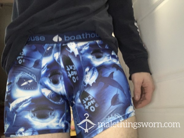 Boat House Boxers (Blue) Size - Medium