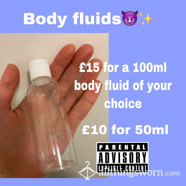 Body Fluids✨