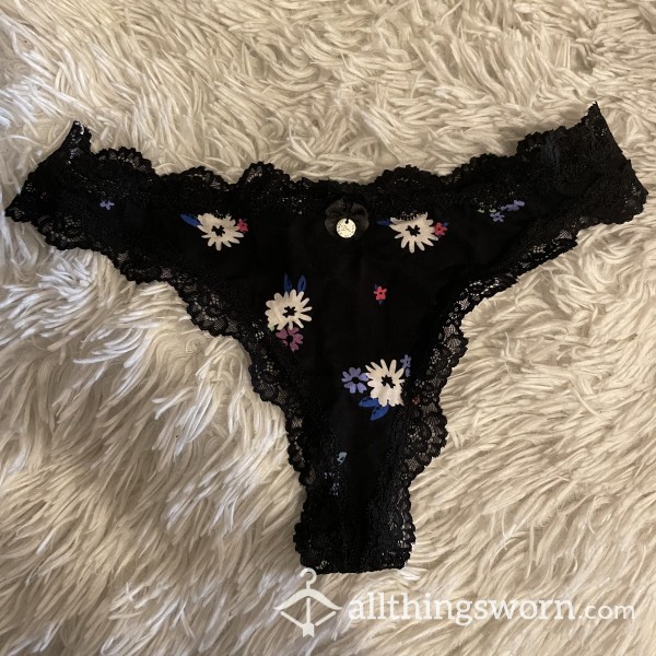 Boux Avenue Flor*l Cotton Thong