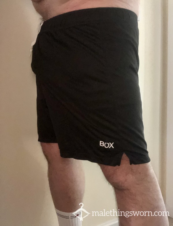 Box Black Sports Shorts