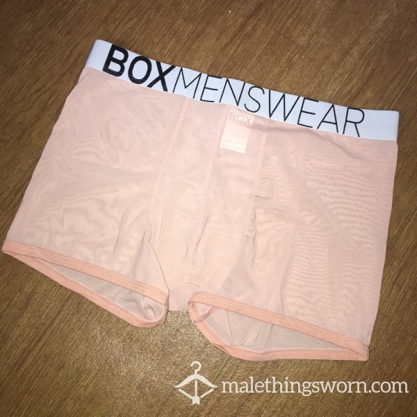 Box Menswear Boxers (L) Pale Orange 🩲