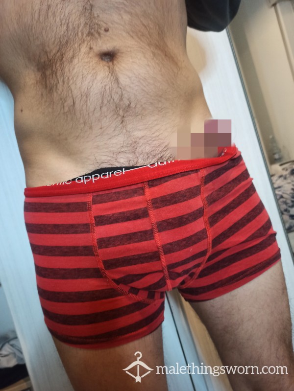 Boxer Slip Mutande Da Uomo A Righe Rosse