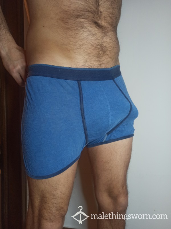 Boxer Slip Panty Undie Da Uomo Men Blue