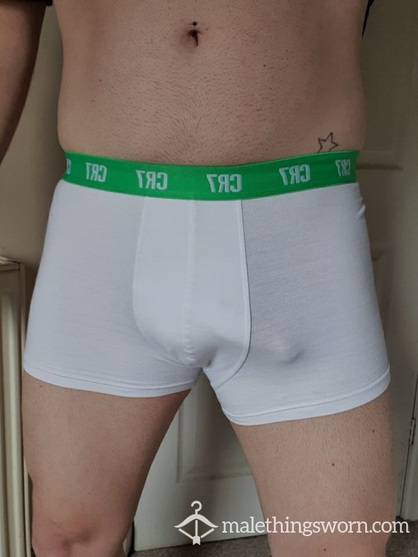 White/Green CR Boxers