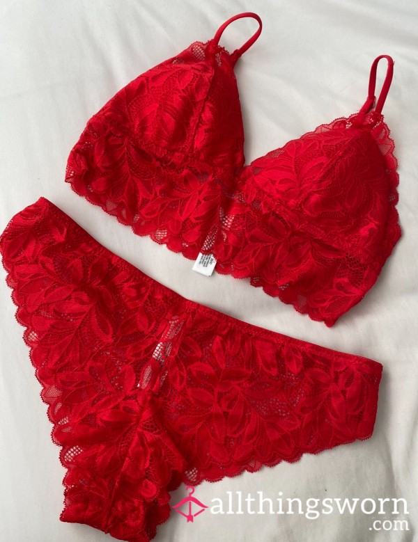 Bra And Panties Set, 48hr Wear 🍒❤️