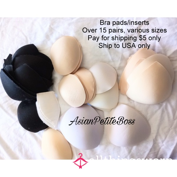 Bra Pads Or Inserts, Over 15 Pairs