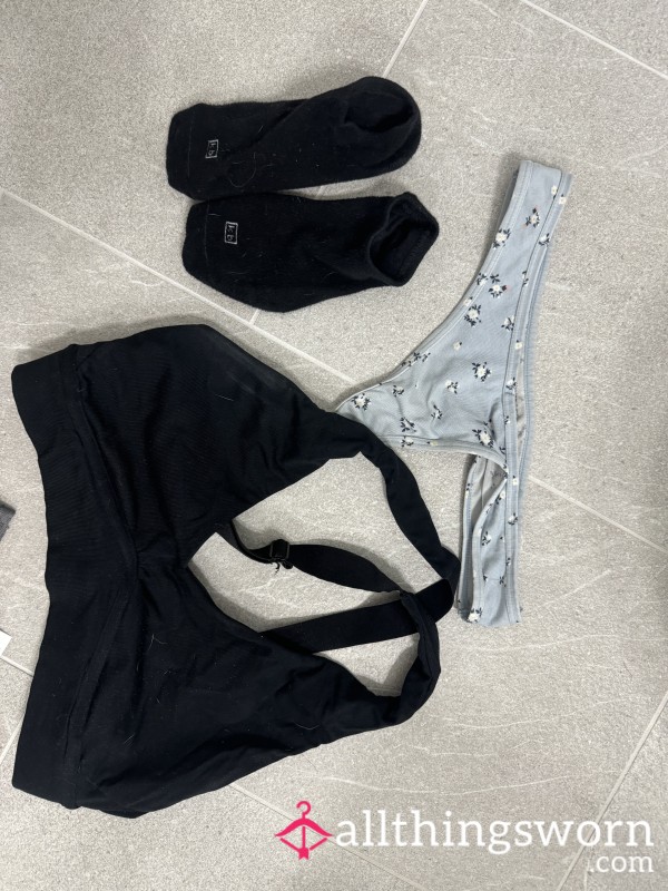 Bra, Panty, And Sock Bundle