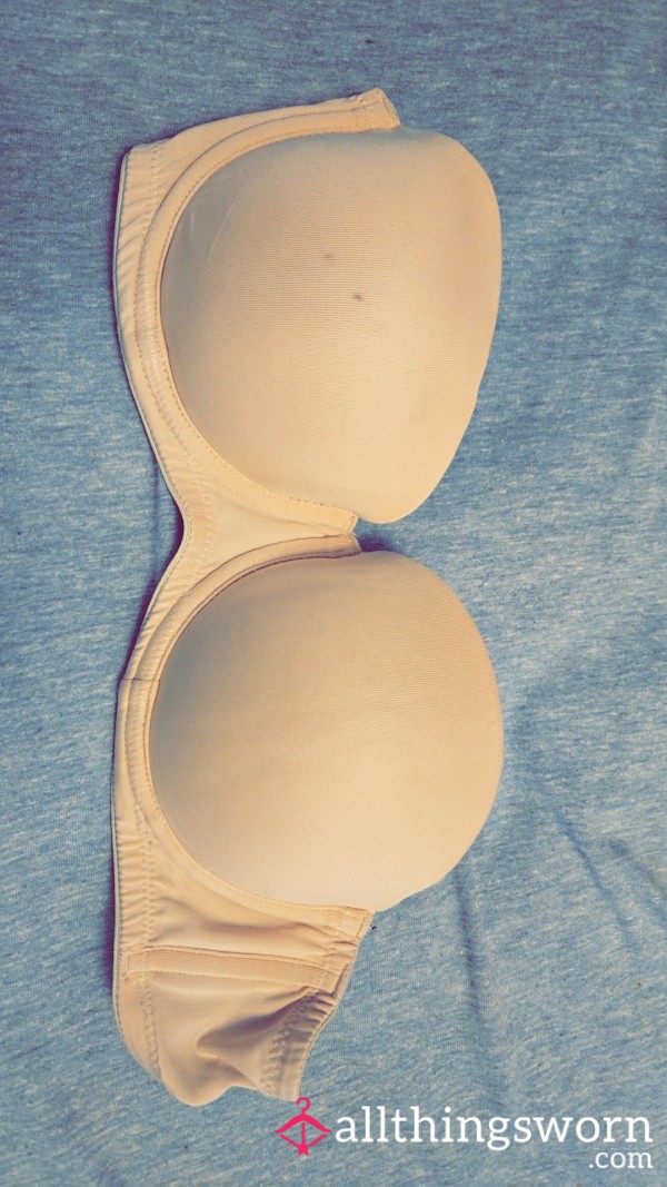 Bra Strapless Tan Padded