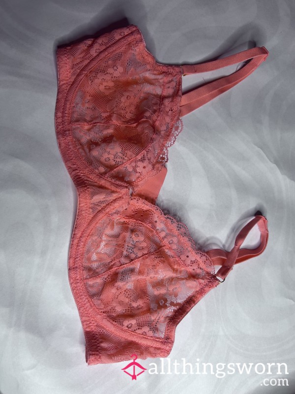 Bra Well Worn Cor*l Pink