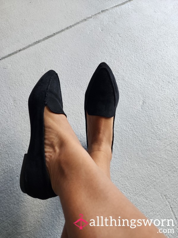 Black Loafer Flats - Size 8 - Amazon Essentials