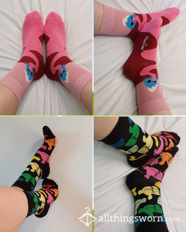 Brand New Socks Waiting For Their Adventure - What Can We C*m Up With This Time !?!