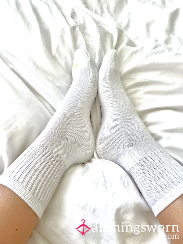 Brand New White Crew Socks