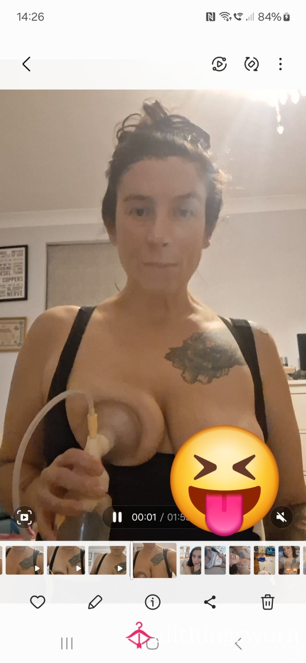 Breast Pumping, 5 2 Minute Videos, So 10 Minutes Combined