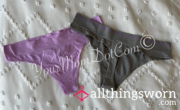 🩲 Soft Solid Color Thongs