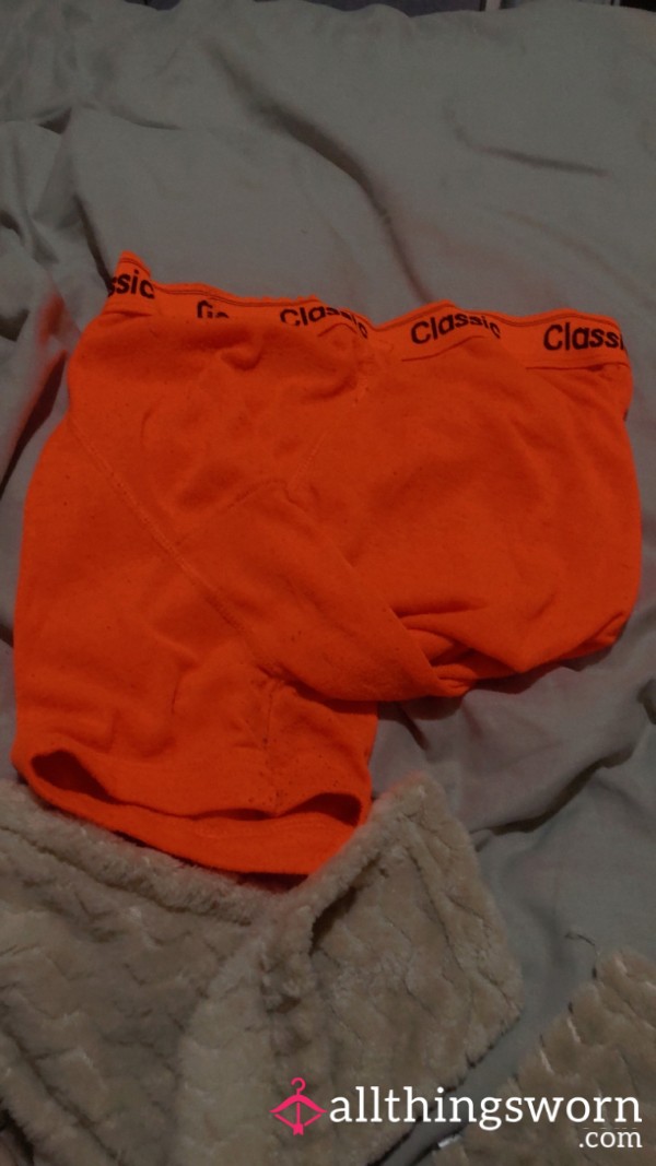 Bright Orange Boxer Shorts