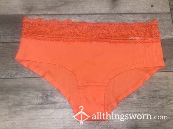 Bright Orange Cotton Panties🧡