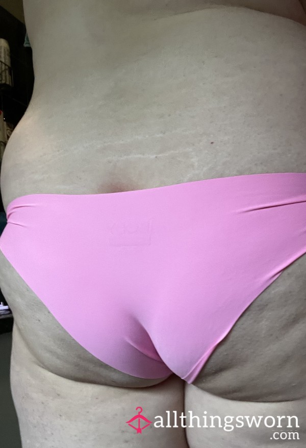 *SOLD* Bright Pink Nylon Panties