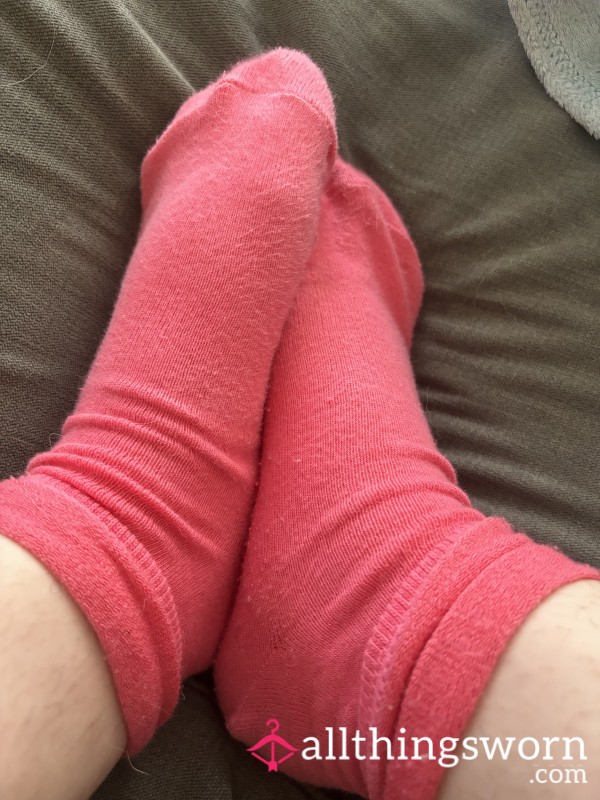 Bright Pink Socks😍💓