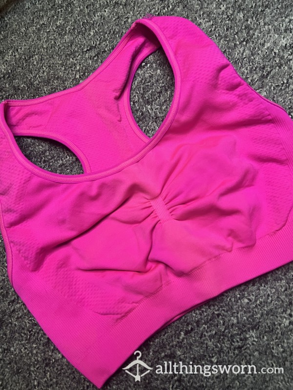 Bright Pink Sports Bra