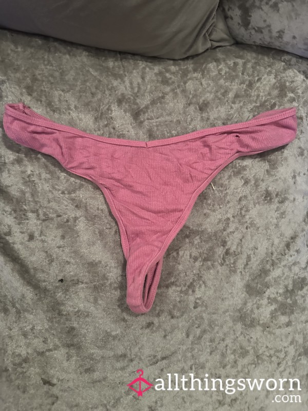 Bright Pink Thong