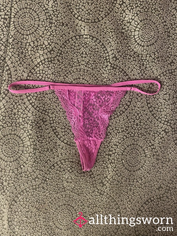 Bright Pink Thongs 24hr Wear