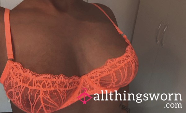 Bright Pink/Orange Bra🩷