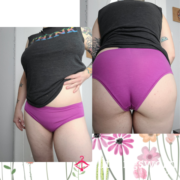 💜 Bright Purple Cotton VS Panties