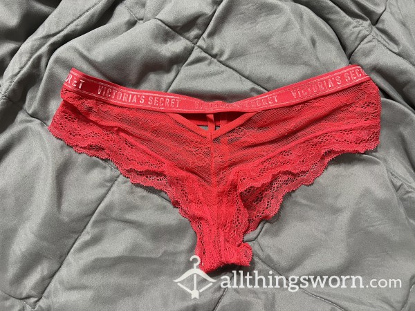 S**y Bright Red Lace VS Panties