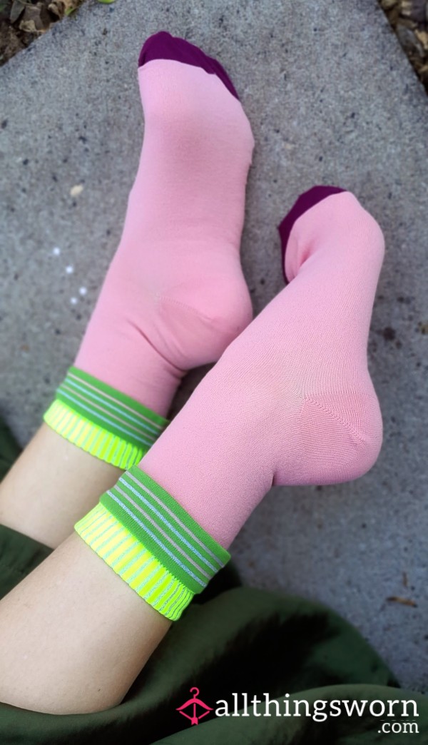 SALE :: Bright Synthetic Socks From Urban Outfitters