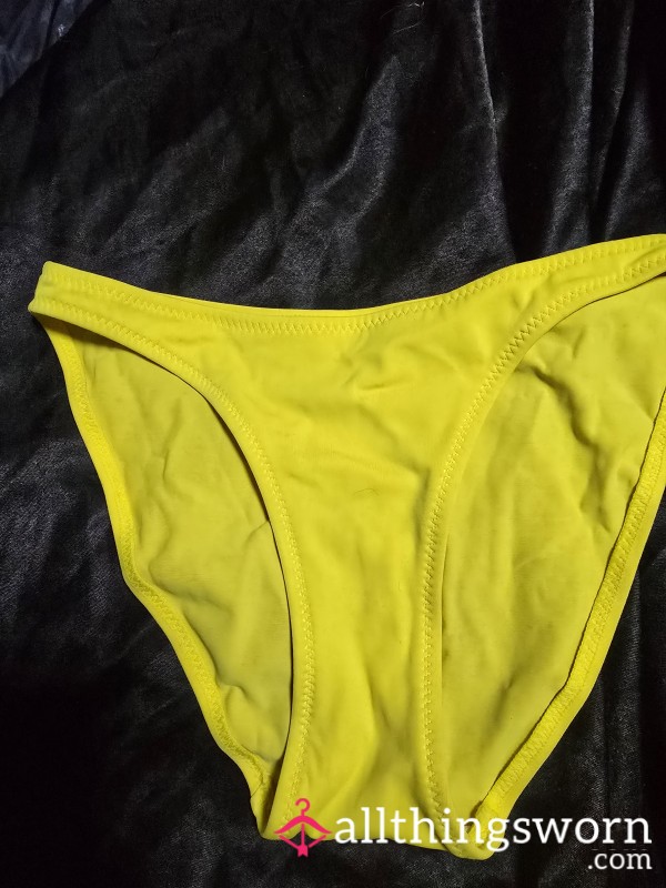 Bright Yellow Bikini Bottoms