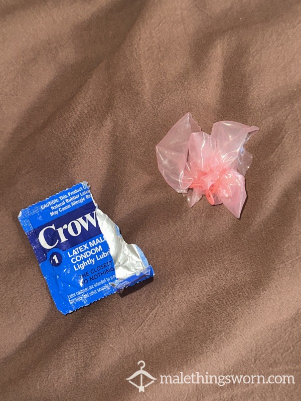 Broken Used Condom Used As A C*ck Ring