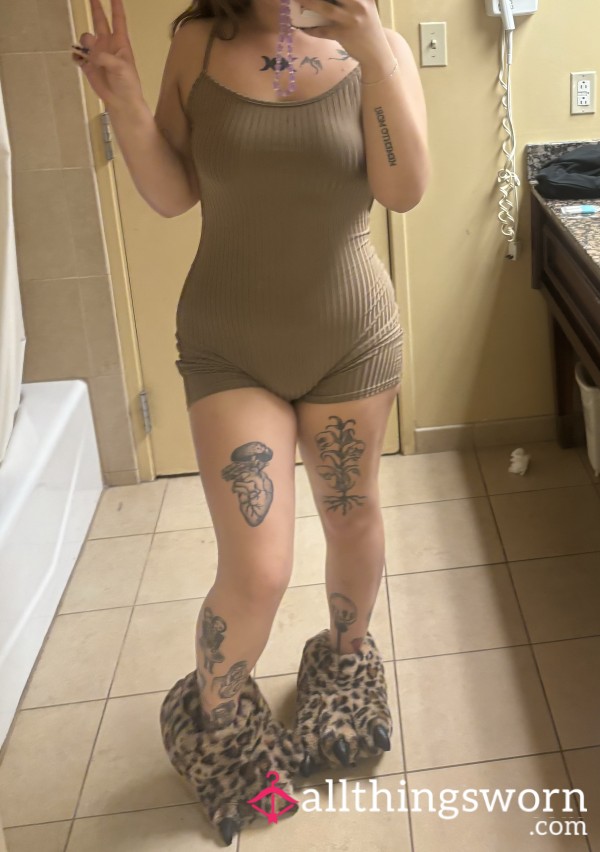 Brown Body Suit