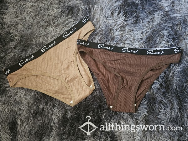 Brown Cotton Panties