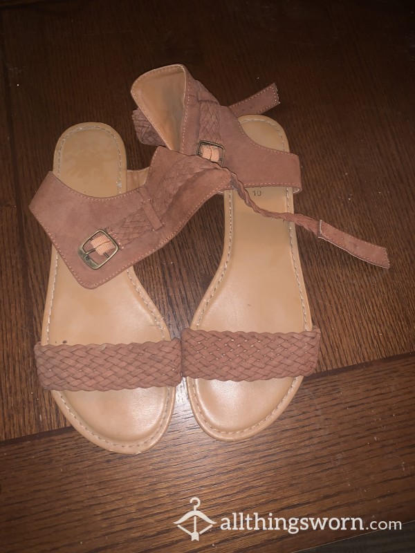 Brown High Ankle Sandles