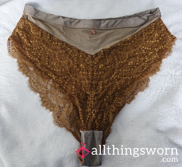 Brown Lace Panties (wear Once Purchased)