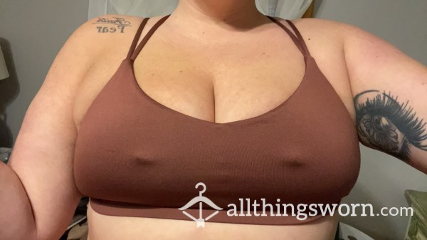 Brown Sports Bra